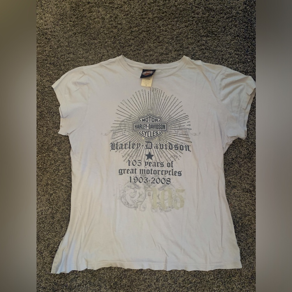 Ladies Harley-Davidson Cap-Sleeved T-Shirt